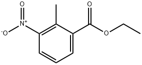 3-硝基-2-甲基苯甲酸乙酯 结构式