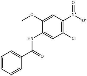 N-(5-chloro-2-methoxy-4-nitrophenyl)benzamide 结构式