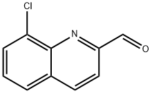 8-氯喹啉-2-甲醛 结构式