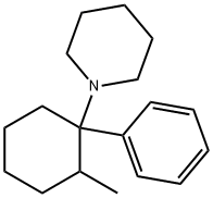 1-(1-phenyl-2-methylcyclohexyl)piperidine 结构式