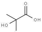 2-羟基异丁酸 结构式