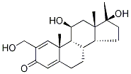 2-Hydroxymethyl-17α-methylandrostadiene-11α,17β-diol-3-one 结构式