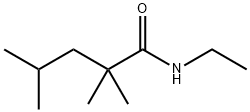 N-ethyl-2,2,4-trimethylvaleramide 结构式