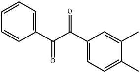 1-(3,4-二甲基苯基)-2-苯基乙烷-1,2-二酮 结构式