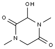 2,5-Piperazinedione,3-hydroxy-1,4-dimethyl-(9CI) 结构式