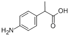 2-(4-氨基苯基)丙酸 结构式