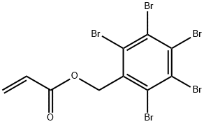 丙烯酸五溴苄酯 结构式