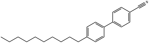 4-癸基-4-氰基联苯 结构式