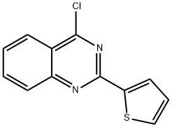 4-CHLORO-2-(2-THIENYL)QUINAZOLINE 结构式