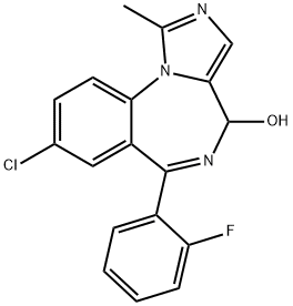 4-羟基咪达唑仑 结构式