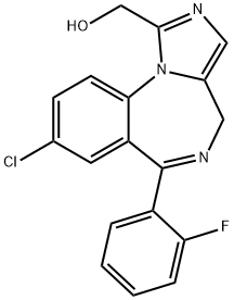 1-羟基咪达唑仑 结构式