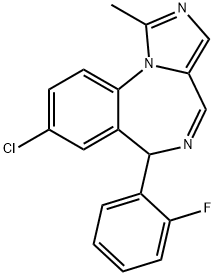 咪达唑仑杂质B 结构式