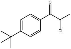 1-(4-TERT-BUTYL-PHENYL)-2-CHLORO-PROPAN-1-ONE 结构式