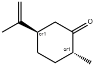 2-甲基-5-(1-甲基乙烯基)环己酮 结构式
