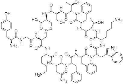 (TYR1)-SOMATOSTATIN-14 结构式