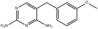 2,4-Diamino-5-(3-methoxybenzyl)pyrimidine 结构式
