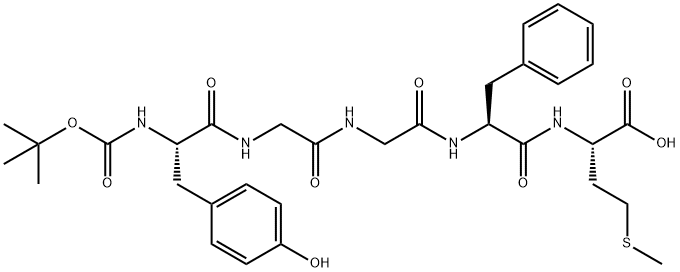 BOC-MET-ENKEPHALIN 结构式