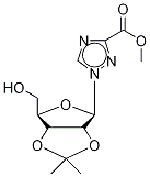 1-[2,3-O-Isopropylidene-β-D-ribofuranosyl]-1,2,4-triazole-3-carboxylic Acid Methyl Ester 结构式