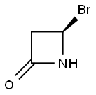 2-Azetidinone,4-bromo-,(4R)-(9CI) 结构式