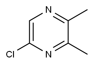 5-氯-2,3-二甲基吡嗪 结构式