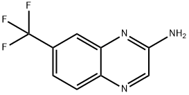 2-氨基-7-三氟甲基喹噁啉 结构式