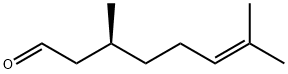 (-)-香茅醛 结构式
