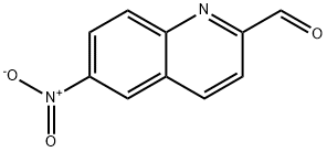 6-硝基-2-喹啉甲醛 结构式