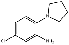 5-氯-2-(吡咯烷-1-基)苯胺 结构式