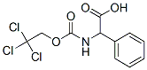 phenyl[[(2,2,2-trichloroethoxy)carbonyl]amino]acetic acid 结构式