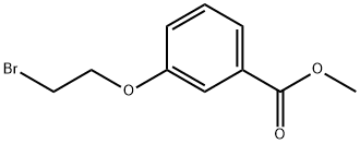 甲基-3-(2-溴乙氧基)苯甲酸 结构式