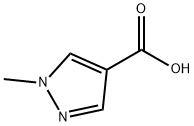 1-甲基吡唑-4-甲酸 结构式