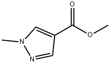 1-甲基吡唑-4-羧酸甲酯 结构式