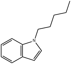 1-戊基吲哚 结构式