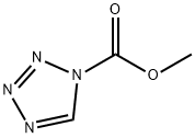 1H-Tetrazole-1-carboxylic acid, methyl ester (9CI) 结构式