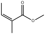 顺式2-甲基-2-丁烯酸甲酯 结构式