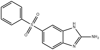 1H-Benzimidazol-2-amine, 5-(phenylsulfonyl)- 结构式