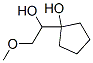 Cyclopentanemethanol, 1-hydroxy--alpha--(methoxymethyl)- (9CI) 结构式