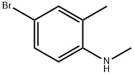 N-METHYL 4-BROMO-2-METHYLANILINE 结构式