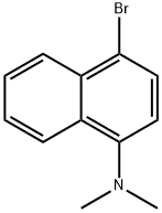 1-溴-4-(二甲基氨基)萘 结构式