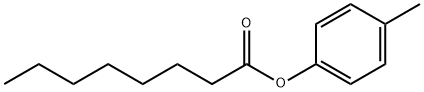 辛酸-4-甲基苯酯 结构式
