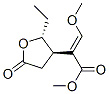 3-Furanaceticacid,2-ethyltetrahydro-alpha-(methoxymethylene)-5-oxo-,methylester,(alphaE,2R,3R)-(9CI) 结构式