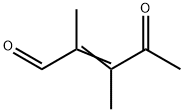 2-Pentenal, 2,3-dimethyl-4-oxo- (9CI) 结构式