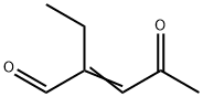 2-Pentenal, 2-ethyl-4-oxo- (9CI) 结构式