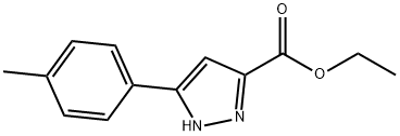 ETHYL 5-(P-TOLYL)-1H-PYRAZOLE-3-CARBOXYLATE 结构式