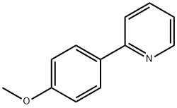 2-(4-甲氧苯基)吡啶 结构式