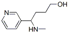 4-(N-Methylamino)-4-(3-pyridyl)butane-1-ol 结构式