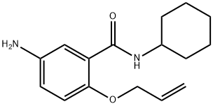 2-(Allyloxy)-5-amino-N-cyclohexylbenzamide 结构式