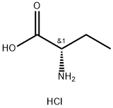 L-2-氨基丁酸盐酸盐 结构式