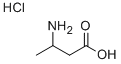 3-氨基丁酸盐酸盐 结构式