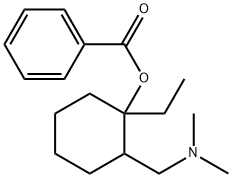 Benzoic acid 2-[(dimethylamino)methyl]-1-ethylcyclohexyl ester 结构式